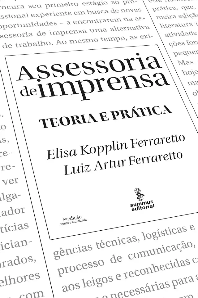 Capa do Livro Assessoria de Imprensa Teoria e Pratica - Elisa Kopplin / Luiz Artur Ferraretto