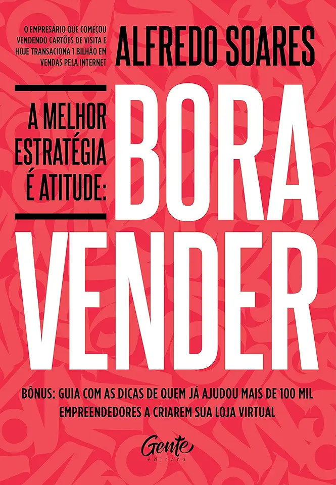 Capa do Livro Bora Vender - Alfredo Soares