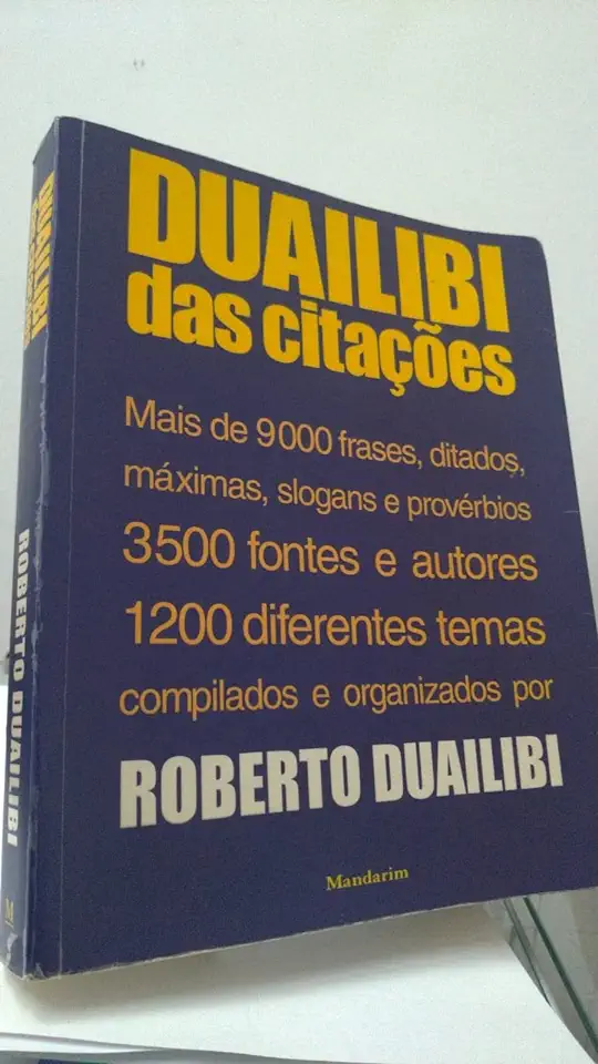 Capa do Livro Duailibi das Citações - Roberto Duailibi