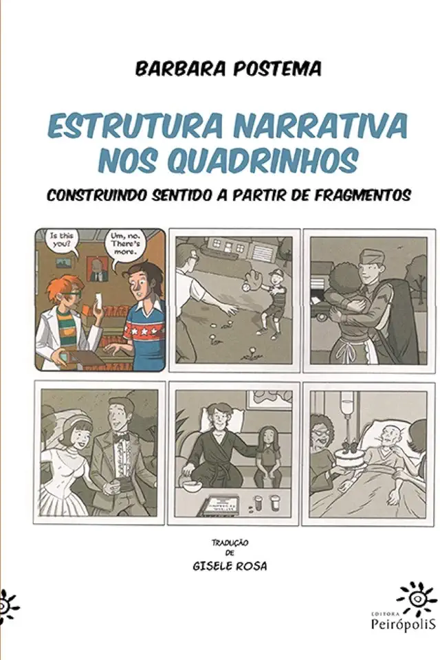 Capa do Livro Estrutura narrativa nos quadrinhos- construindo sentido a partir de fragmentos - Postema, Barbara