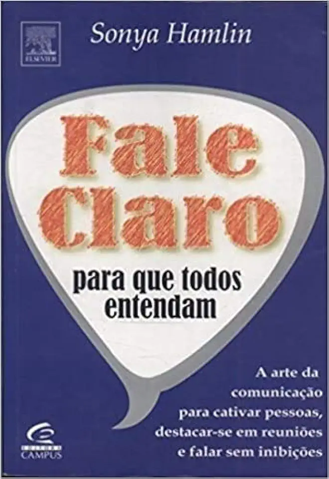 Capa do Livro Fale Claro para Que Todos Entendam - Sonya Hamlin