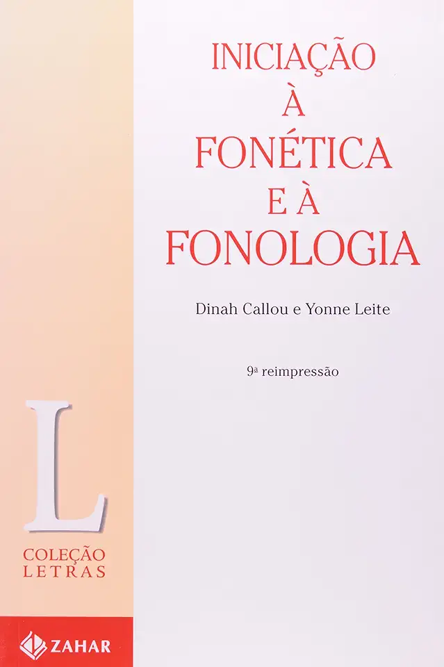 Capa do Livro Iniciação à Fonética e à Fonologia - Dinah Callou e Yonne Leite