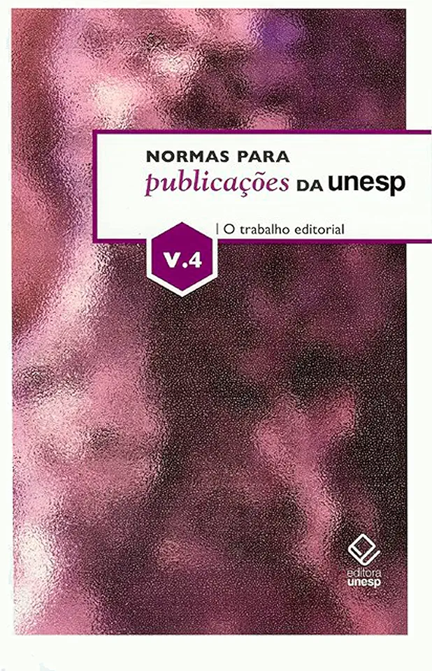 Capa do Livro Normas para Puplicações da unesp Vol 3 - UNESP