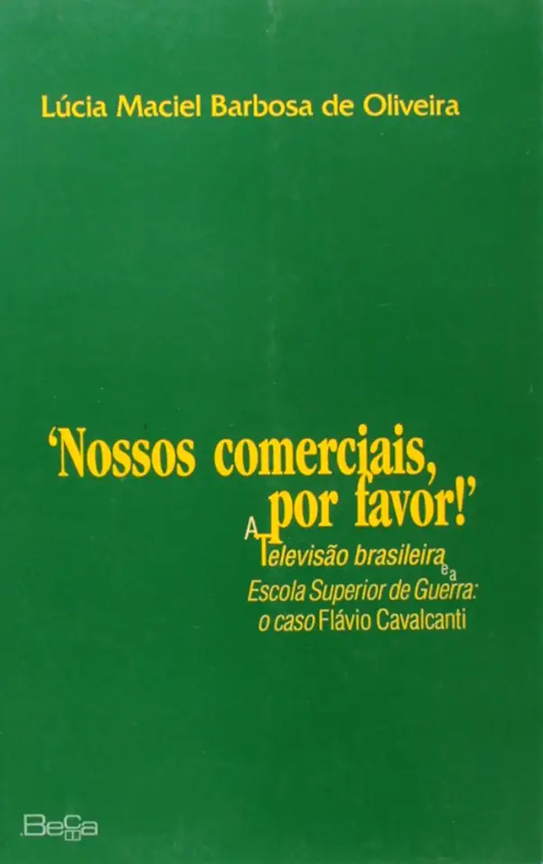 Capa do Livro Nossos Comerciais, por Favor - Thomaz Pedroso