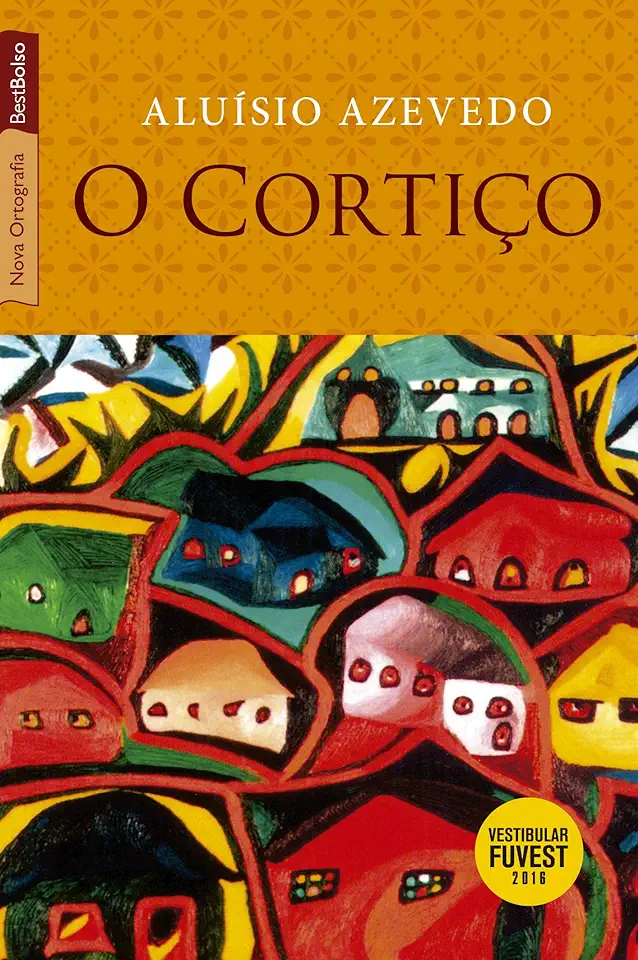 Capa do Livro O Cortiço - Edição de Bolso - Aluísio Azevedo