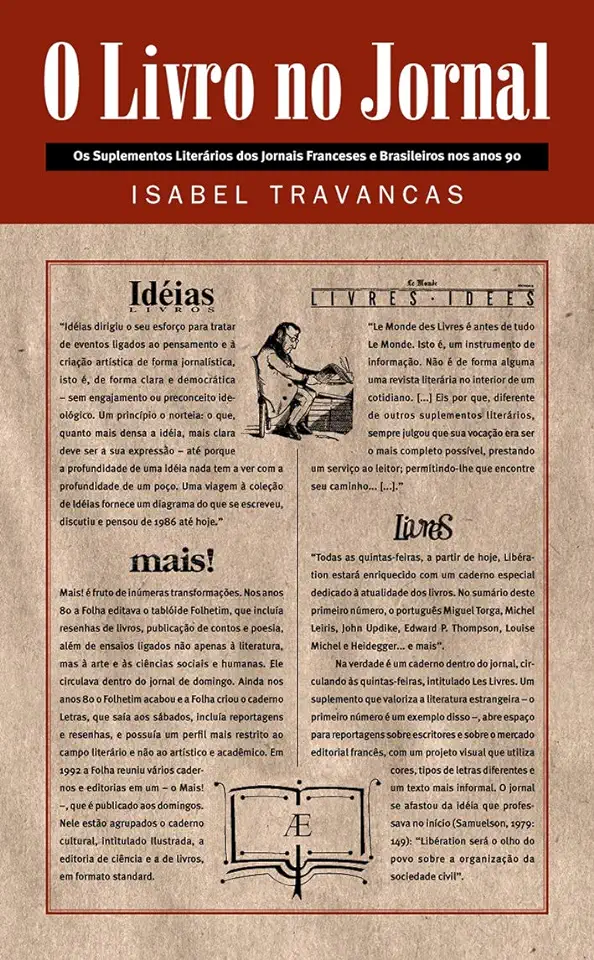 Capa do Livro O Livro no Jornal - Isabel Travancas