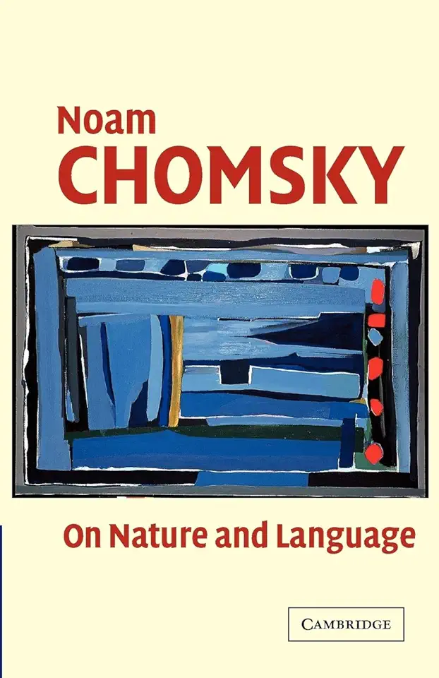 Capa do Livro On Nature and Language - Noam Chomsky