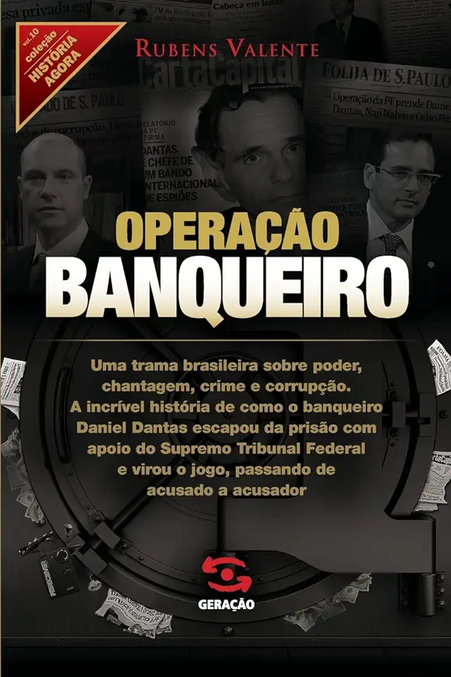 Capa do Livro Operação Banqueiro - Rubens Valente