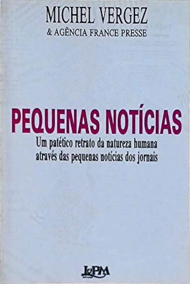 Capa do Livro Pequenas Notícias - Michel Vergez