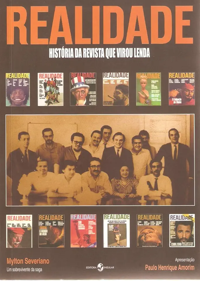 Capa do Livro Realidade - história da revista que virou lenda - Mylton Severiano