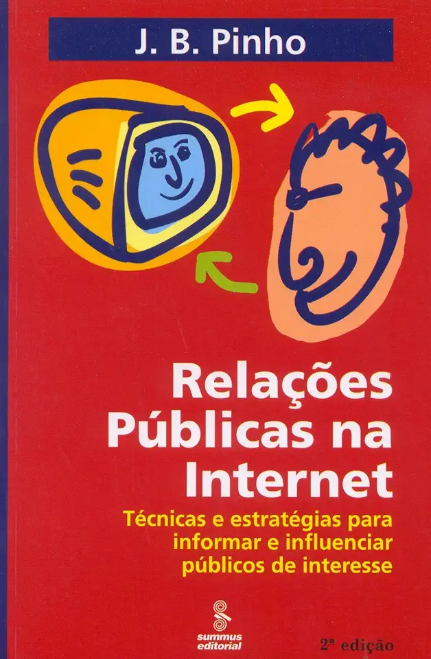 Capa do Livro Relações Públicas na Internet - J. B. Pinho