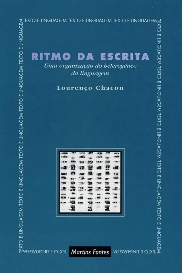 Capa do Livro Ritmo da Escrita - Lourenço Chacon