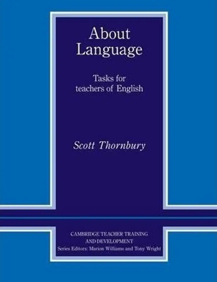 Capa do Livro About Language - Scott Thornbury