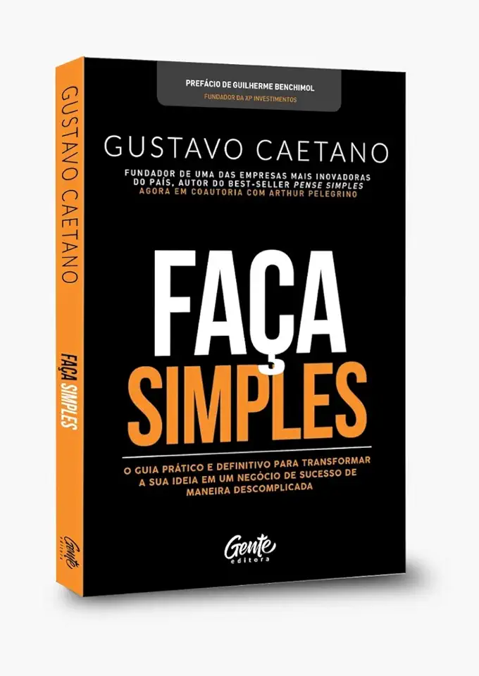 Capa do Livro Faça Simples - Caetano, Gustavo;