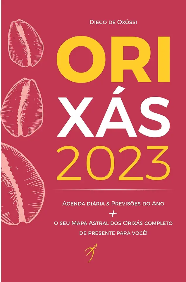 Capa do Livro Orixás 2023- Livro, Agenda Diária & Previsões Do Ano + O Seu Mapa Astral Dos Orixas Completo - Diego de Oxóssi