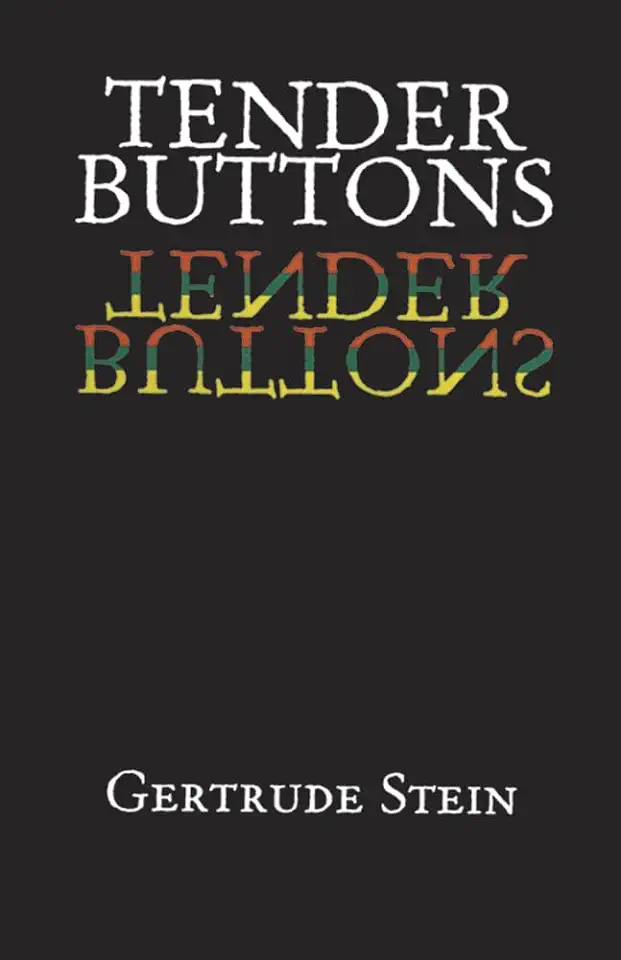 Capa do Livro Tender Buttons - Gertrude Stein