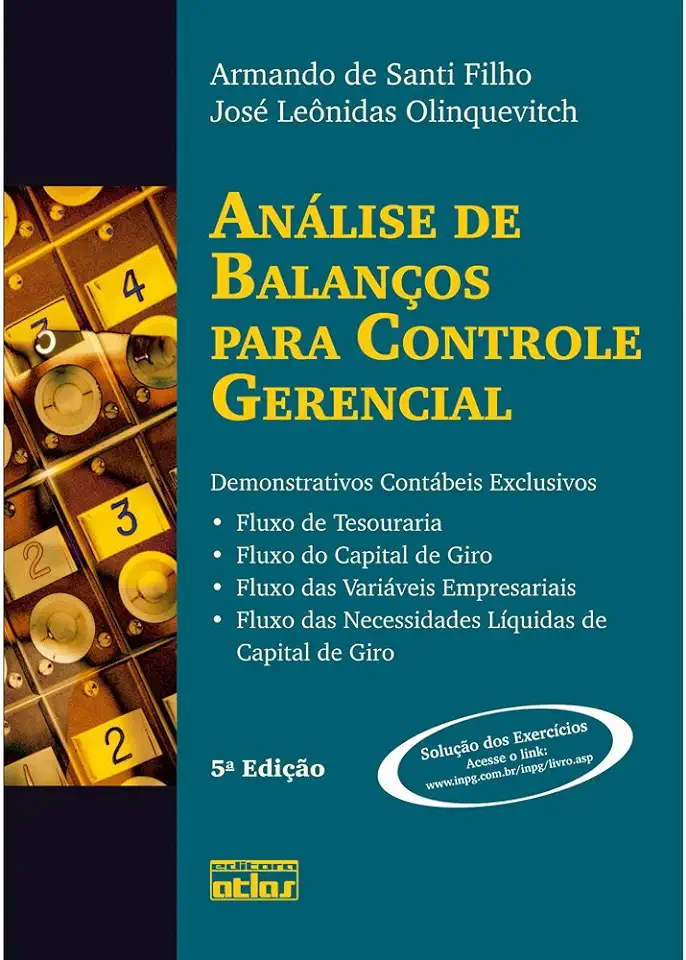 Capa do Livro Análise de Balanços para Controle Gerencial - Armando de Santi Filho