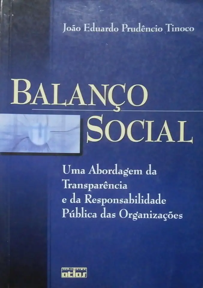 Capa do Livro Balanço Social - João Eduardo Prudêncio Tinoco