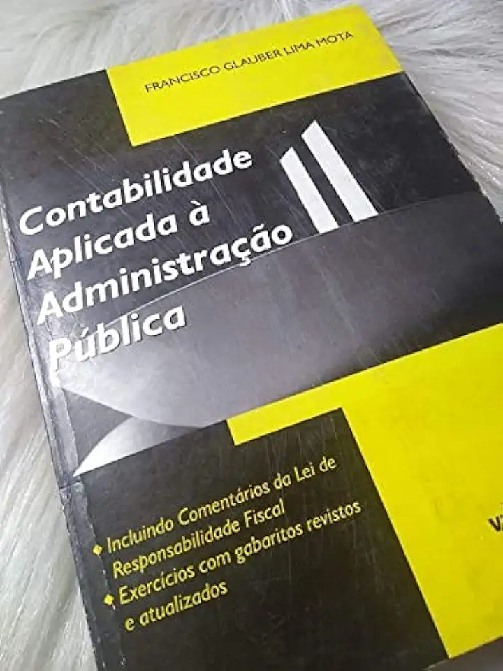 Capa do Livro Contabilidade Aplicada à Administração Pública - Francisco Glauber Lima Mota