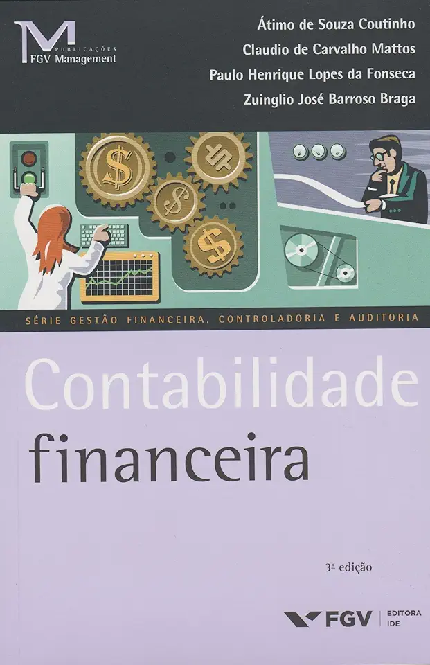 Capa do Livro Contabilidade Financeira - Atimo de Souza Coutinho e Outros