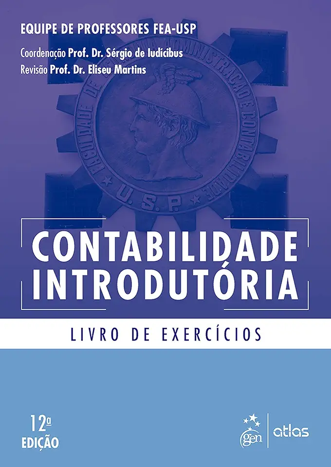 Capa do Livro Contabilidade Introdutória - Equipe de Professores da Fea/usp