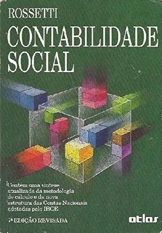 Capa do Livro Contabilidade Social - Rossetti