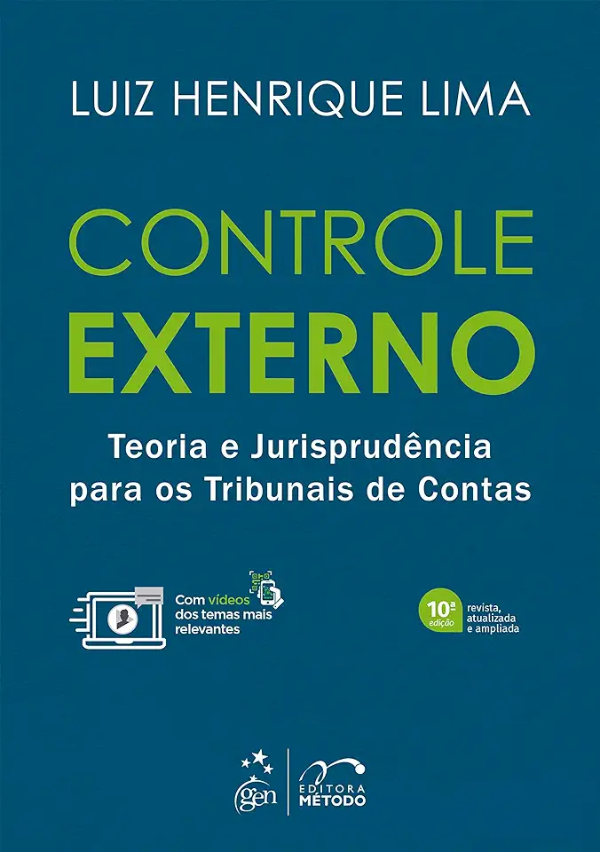 Capa do Livro Controle Externo - Luiz Henrique Lima