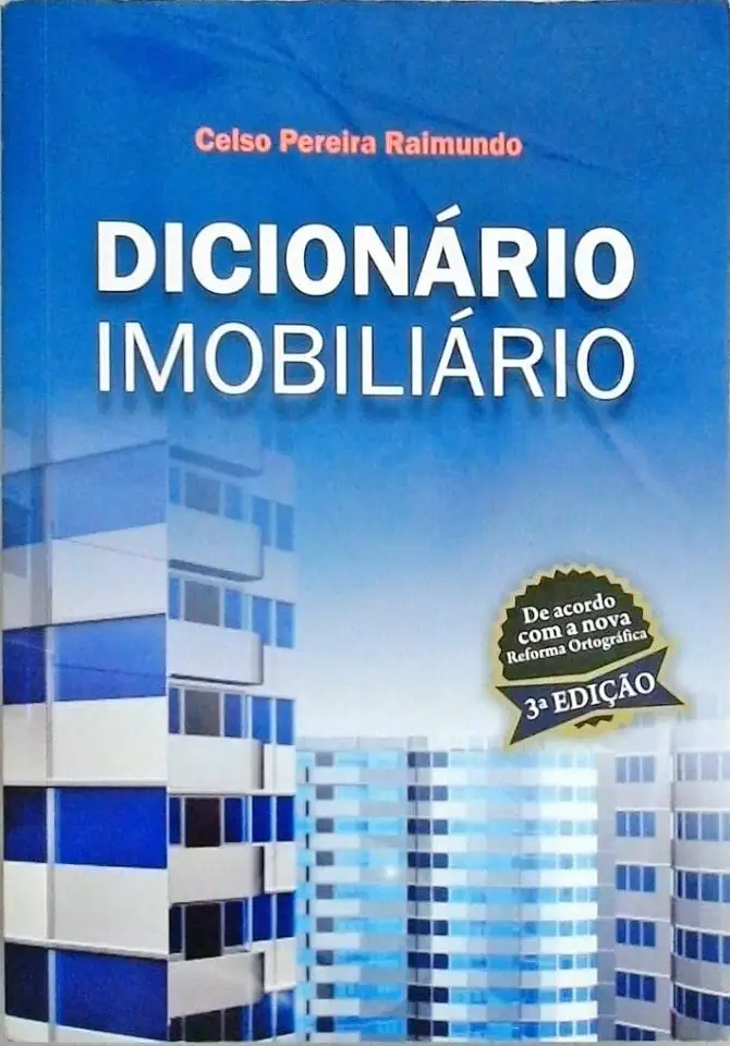 Capa do Livro Dicionário Imobiliário - Celso Pereira Raimundo