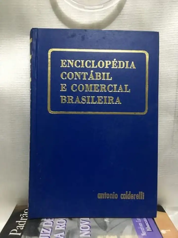 Capa do Livro Enciclopedia Contabil e Comercial Brasileira - 3 Volumes - Antonio Calderelli