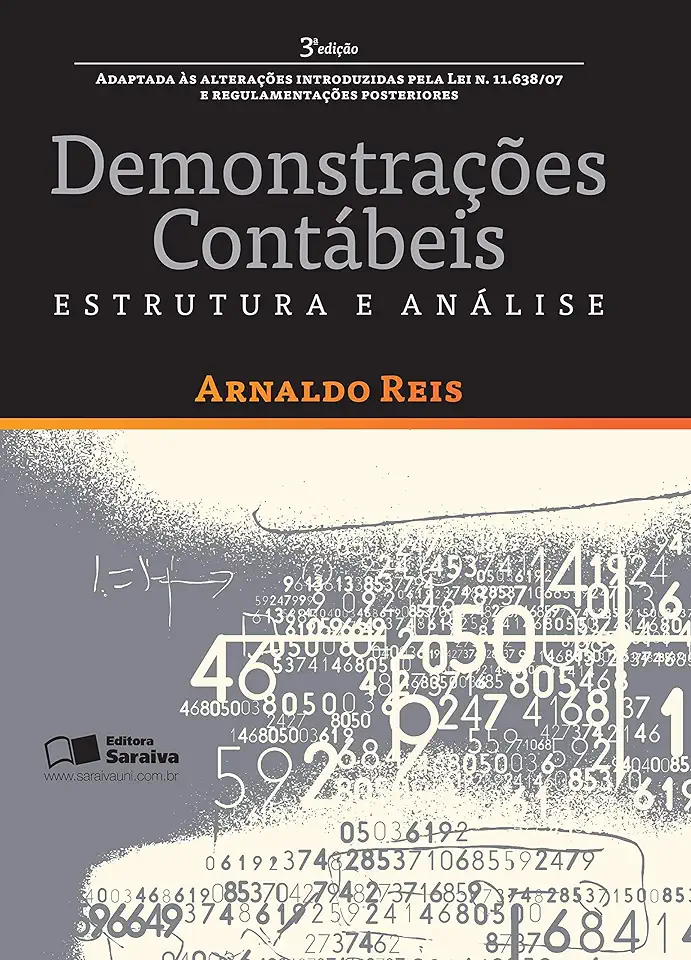 Capa do Livro Estrutura e Análise das Demonstrações Financeiras - Arnaldo Carlos de Rezende Reis