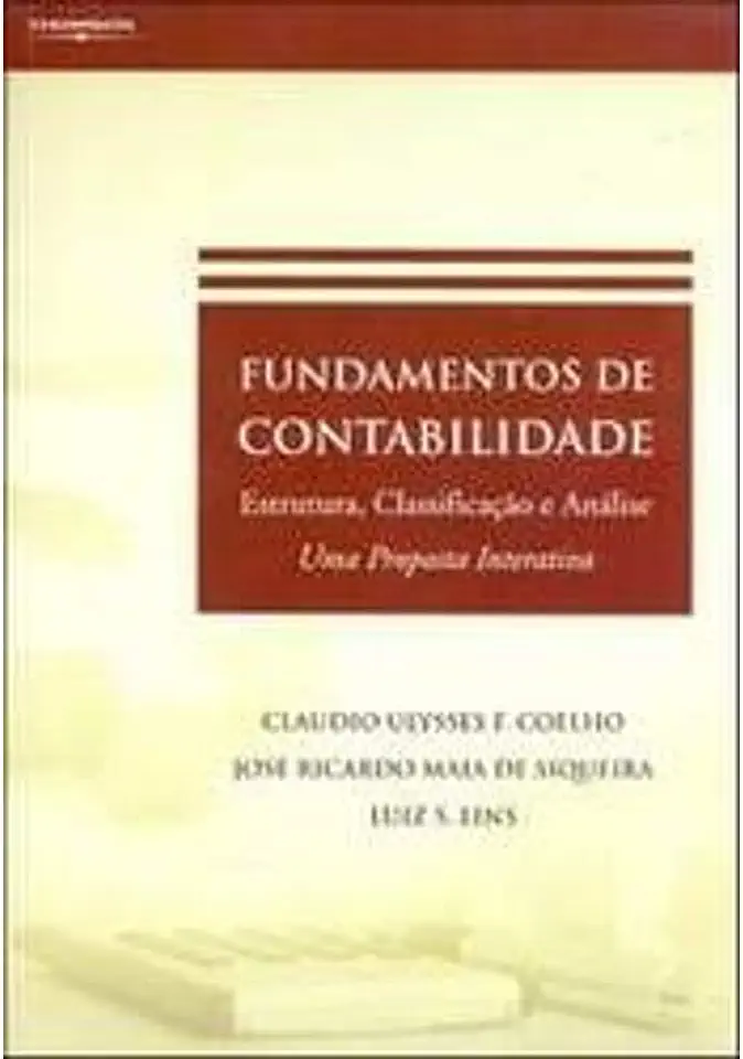 Capa do Livro Introdução à Contabilidade - Claudio Ulysses Ferreira Coelho