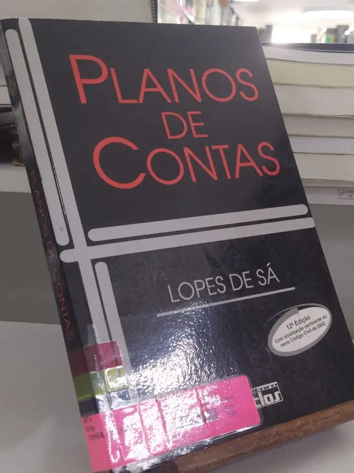 Capa do Livro Planos de Contas - Lopes de Sá