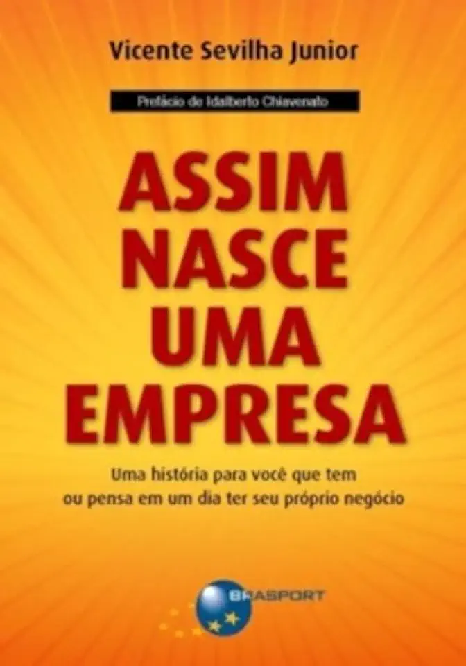 Capa do Livro Assim Nasce uma Empresa - Vicente Sevilha Junior