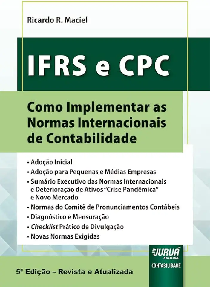 Capa do Livro Como Implementar as Normas Internacionais de Contabilidade - Ricardo R. Maciel