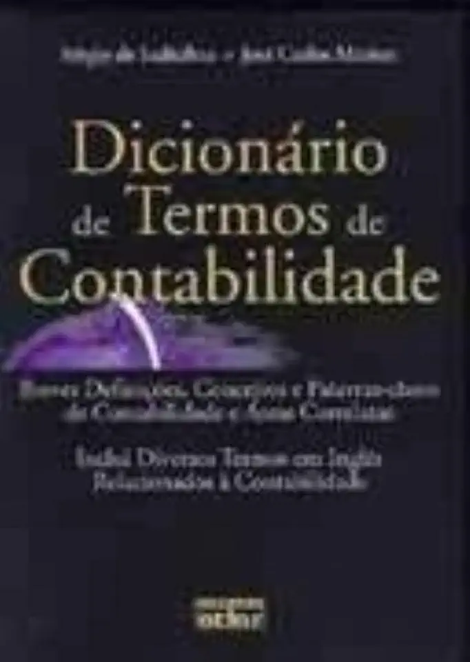 Capa do Livro Dicionário de Termos de Contabilidade - Sérgio de Iudícibus José Carlos Marion