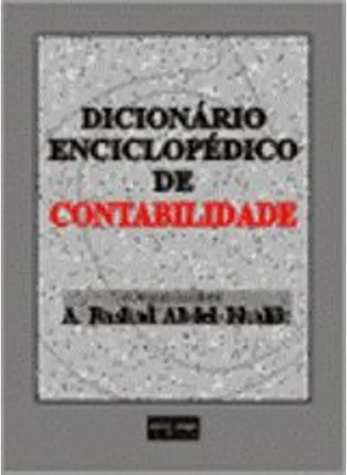 Capa do Livro Dicionário Enciclopédico de Contabilidade - A. Rashad Abdel-khalik