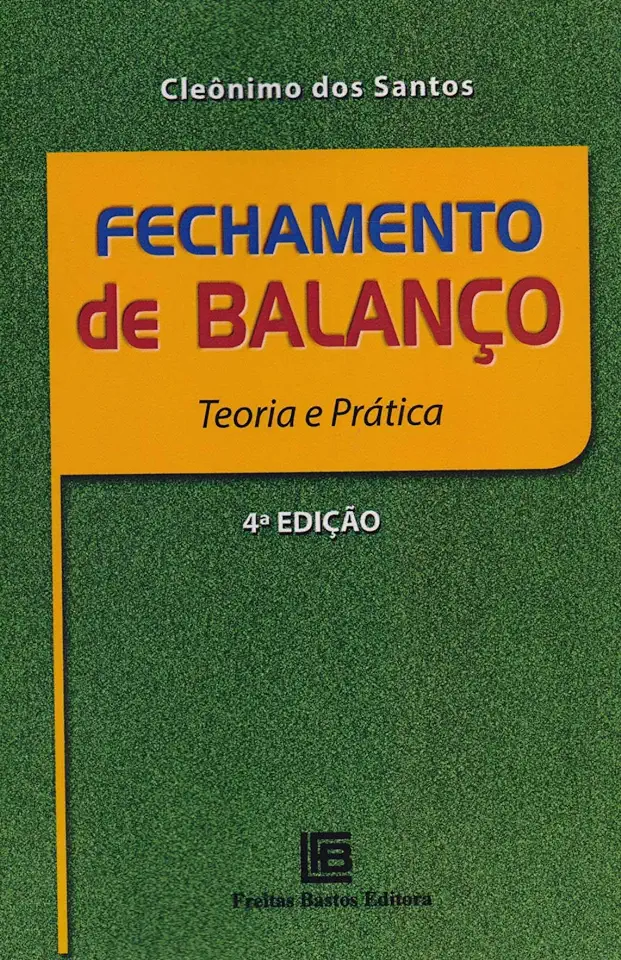 Capa do Livro Fechamento de Balanço - Teoria e Prática - Cleônimo dos Santos