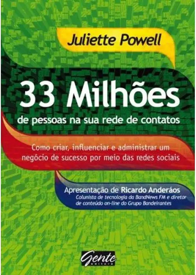 Capa do Livro 33 Milhões de Pessoas na Sua Rede de Contatos - Juliette Powell