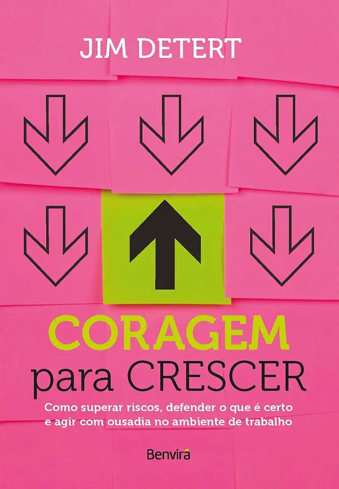 Capa do Livro Coragem para crescer - 1ª edição 2022 - Jim Detert