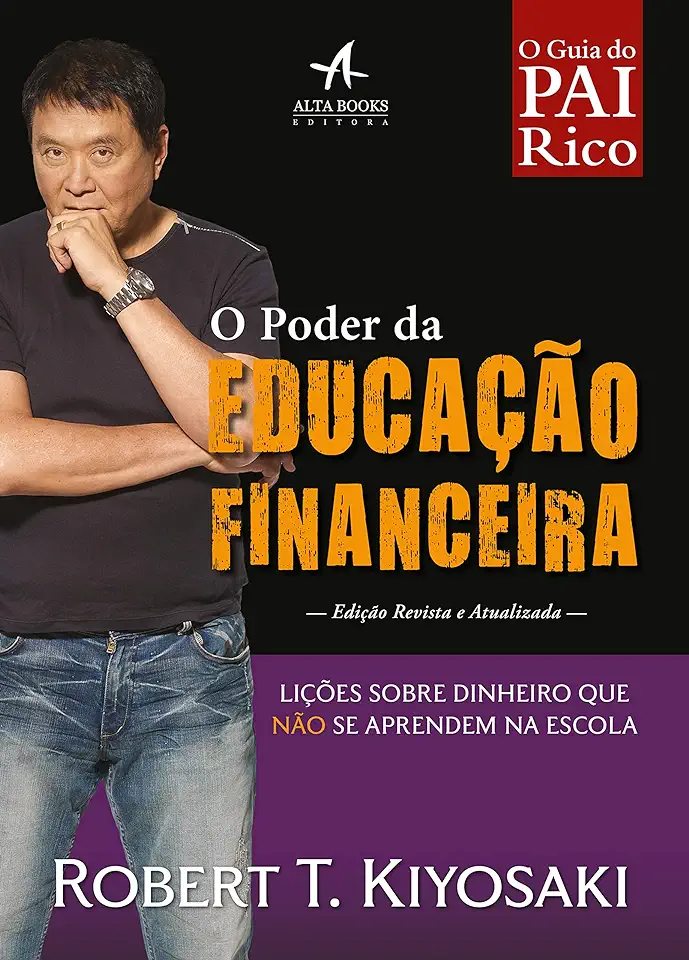 Capa do Livro Pai Rico- o Poder da Educacao Financeira - Kiyosaki Robert