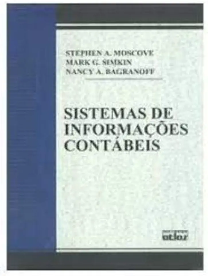 Capa do Livro Sistemas de Informações Contábeis - Stephen A. Moscove e Outros