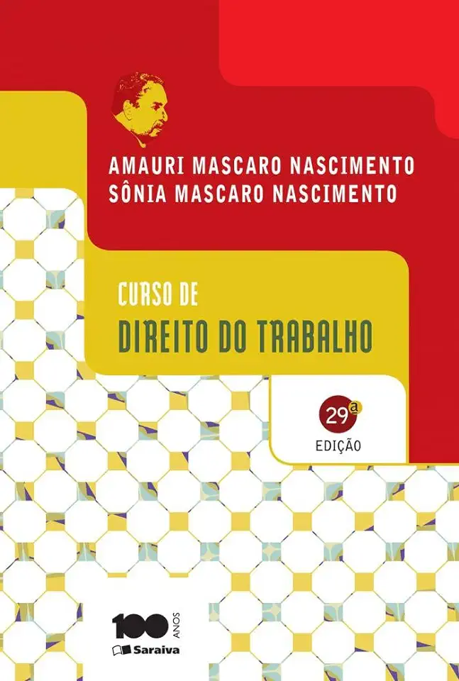 Capa do Livro Curso de Direito do Trabalho - Amauri Mascaro Nascimento