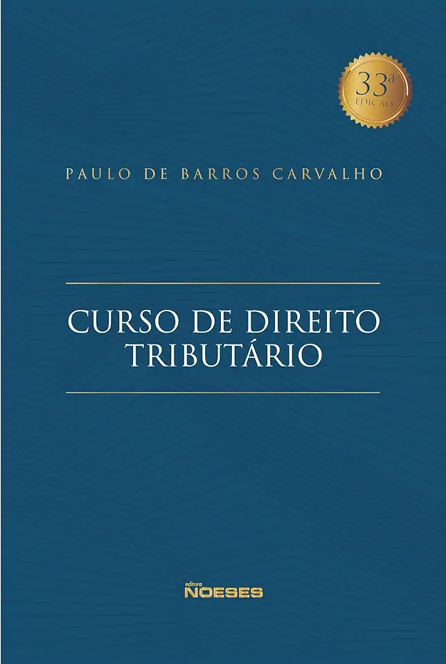 Capa do Livro Curso de Direito Tributário - Paulo de Barros Carvalho