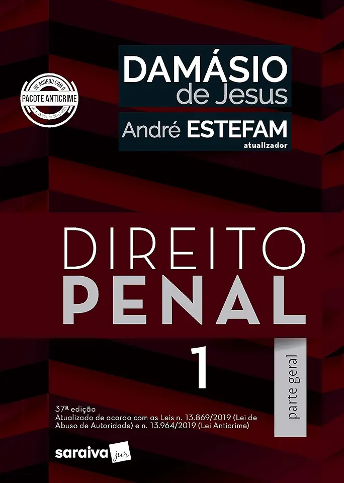 Capa do Livro Direito Penal 1º Volume Parte Geral - Damásio E. de Jesus