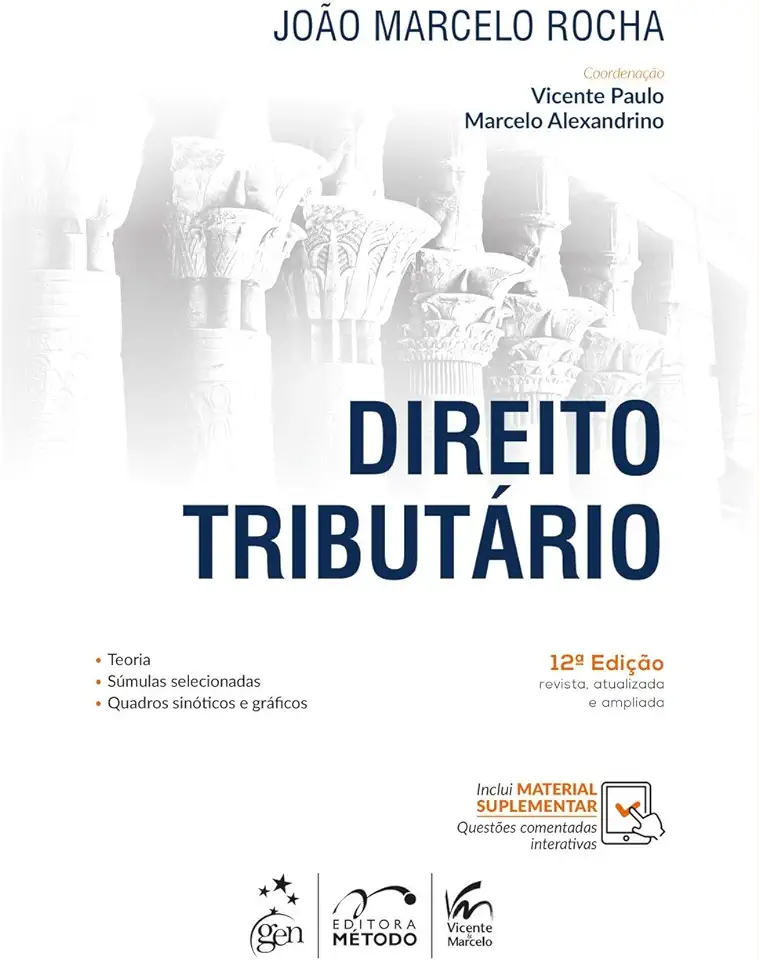 Capa do Livro Direito Tributário - João Marcelo Rocha