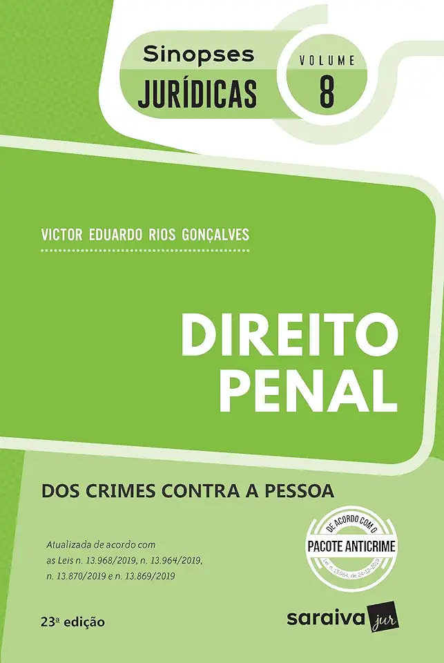 Capa do Livro Dos Crimes Contra a Pessoa - Victor Eduardo Rios Gonçalves