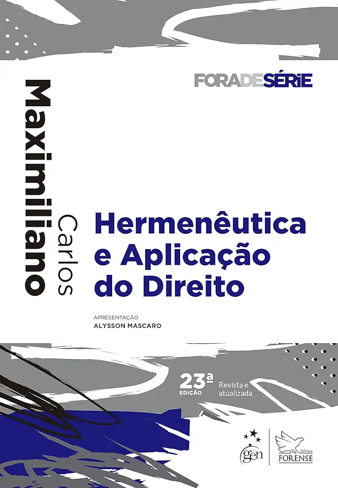 Capa do Livro Hermenêutica e Aplicação do Direito - Carlos Maximiliano