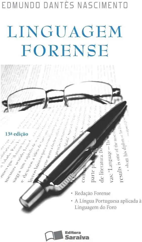 Capa do Livro Linguagem Forense - Nascimento, Edmundo Dantes