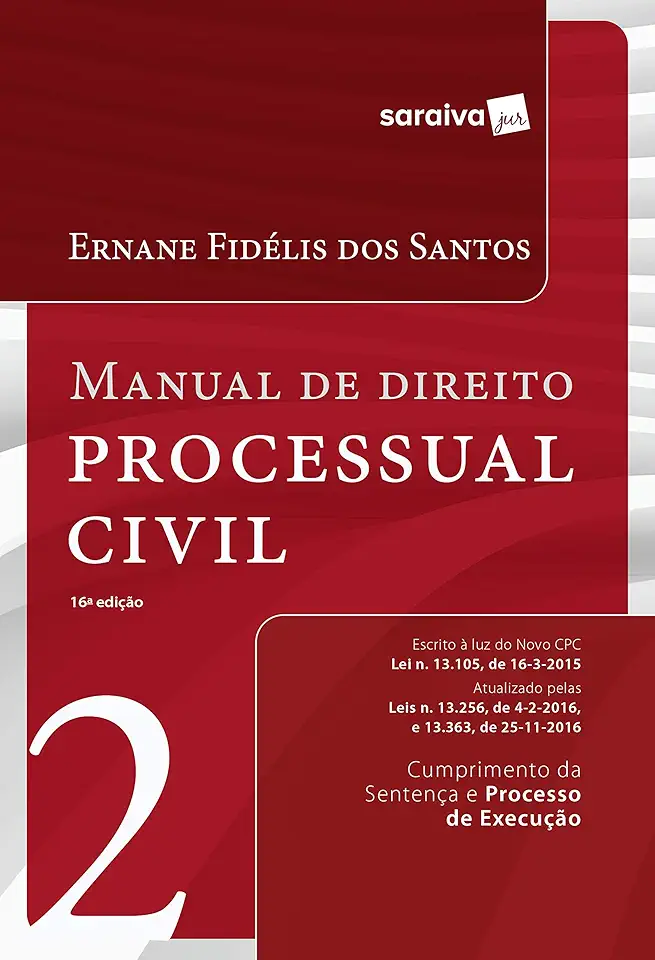 Capa do Livro Manual de Direito Processual Civil Vol 2 - Ernane Fidélis dos Santos