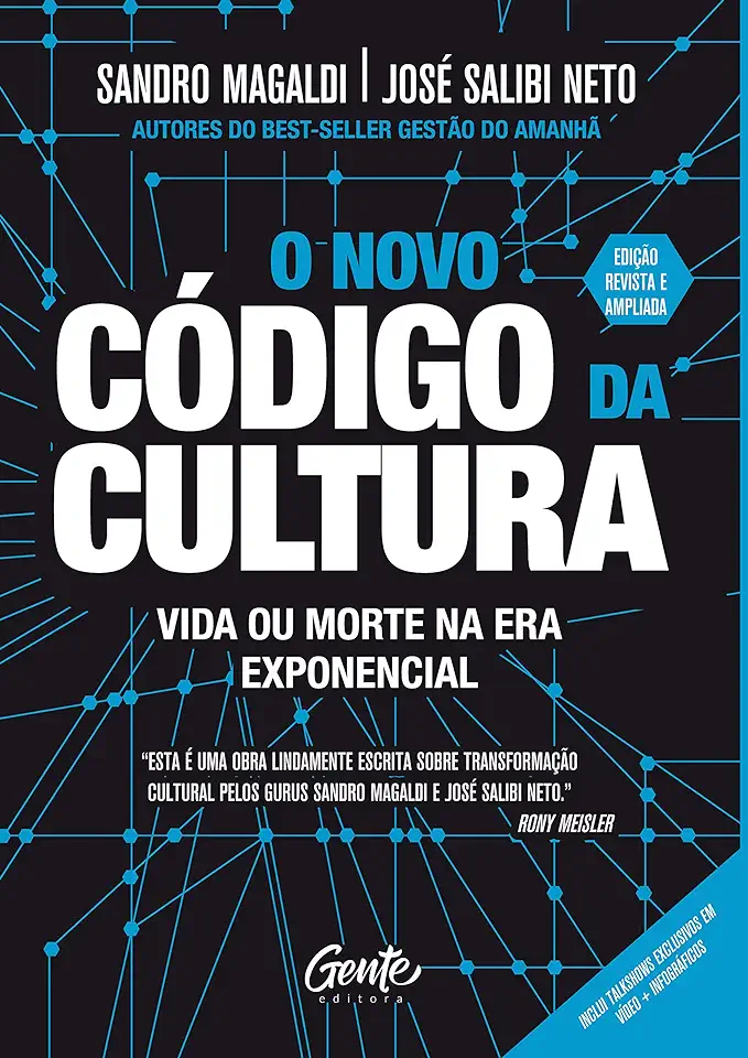 Capa do Livro O Novo Código Da Cultura - Vida Ou Morte Na Era Exponencial - Magaldi, Sandro;